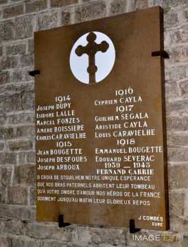 Plaque commémorative (Saint-Guilhem-le-Désert)